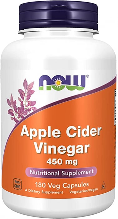 Now Apple Cider Vinegar 450mg 180 vcaps