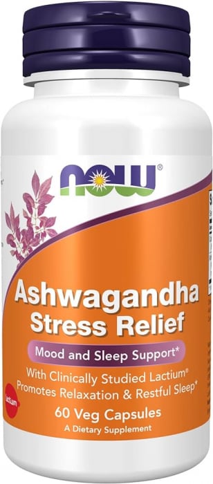 Now Ashwagandha Stress Relief 60 veg caps