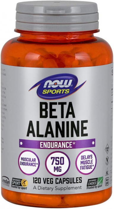 Now Beta Alanine 750 Mg 120 Vcaps