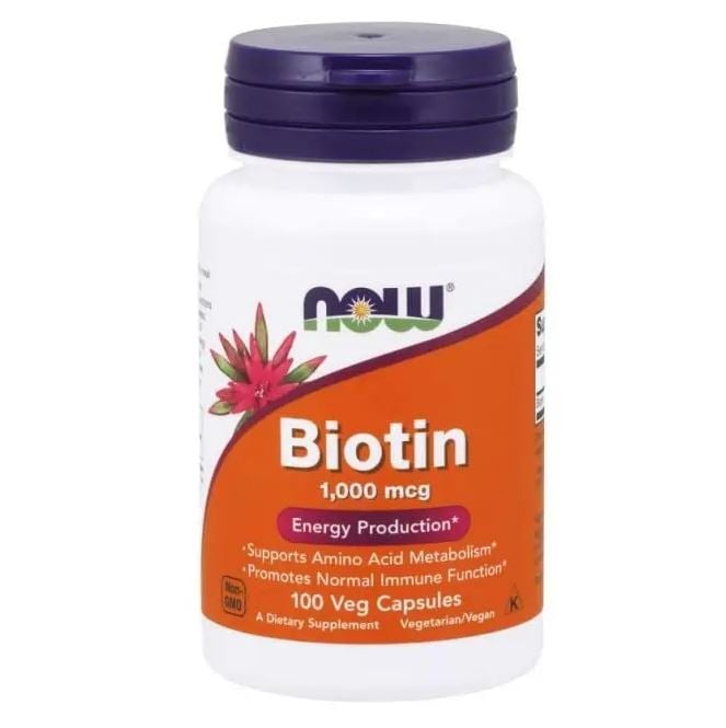 Now Biotin 1000 mcg 100 vcaps