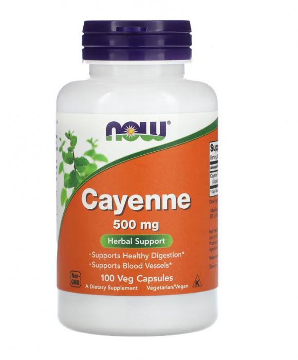 Now Cayenne 500mg 100 vcaps