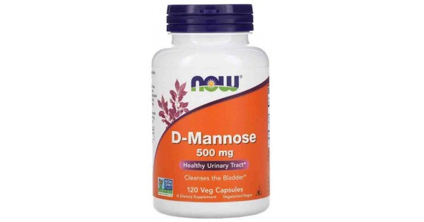 Now D-mannose 500 Mg 120 Veg