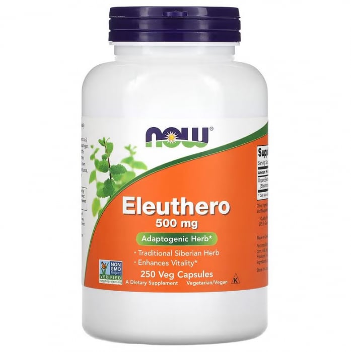 Now Eleuthero 500 mg 250 vcaps