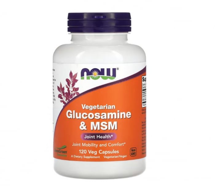 Now Glucosamine MSM Vegetarian 120 vcaps