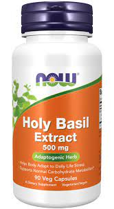 Now Holy Basil Extract 500 Mg 90 Vcaps