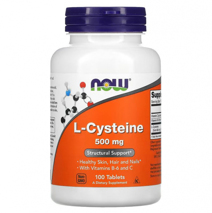 Now L-Cysteine 500 mg 100 tabs