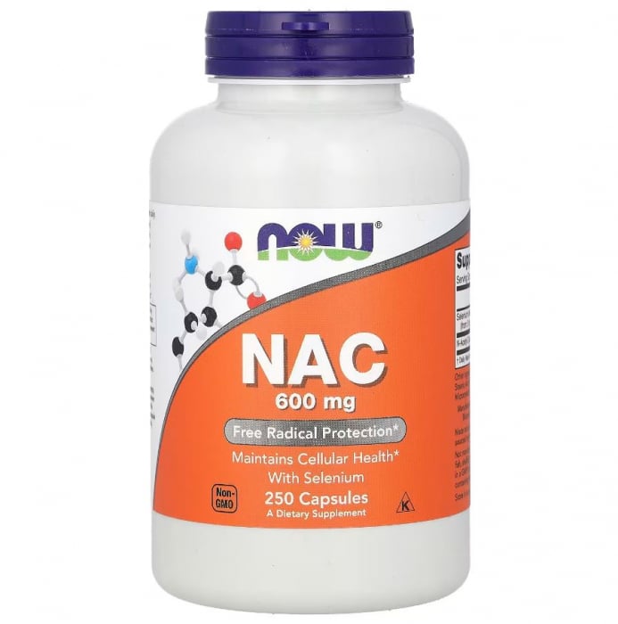 Now NAC with Selenium 600 mg 250 vcaps