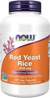 Now Red Yeast Rice 600mg 60 vcaps