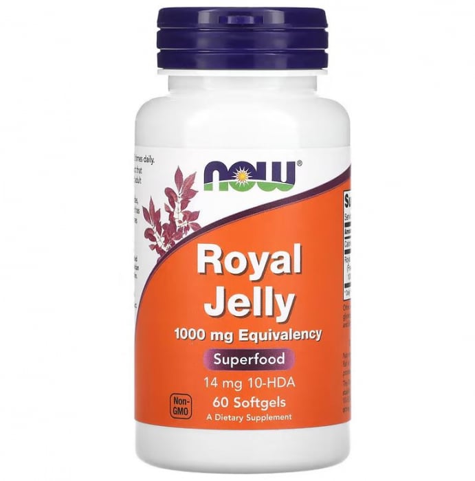 Now Royal Jelly 1000 mg Equivalency 60 softgels