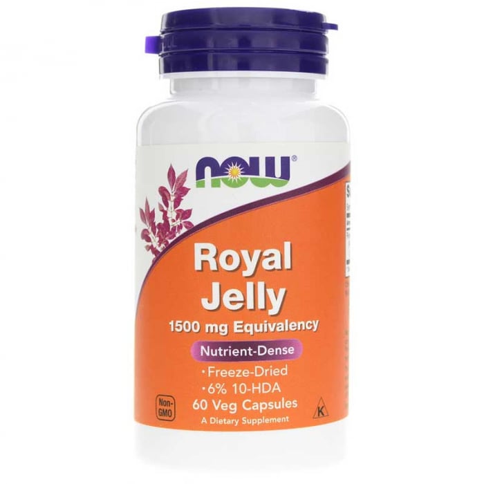 Now Royal Jelly 1500 mg Equivalency 60 vcaps