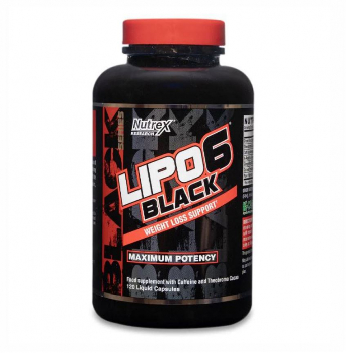 Nutrex Lipo 6 Black 120 caps black pepper