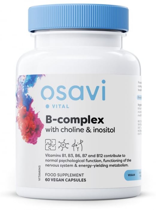 Osavi B-Complex with Choline Inositol 60 vcaps