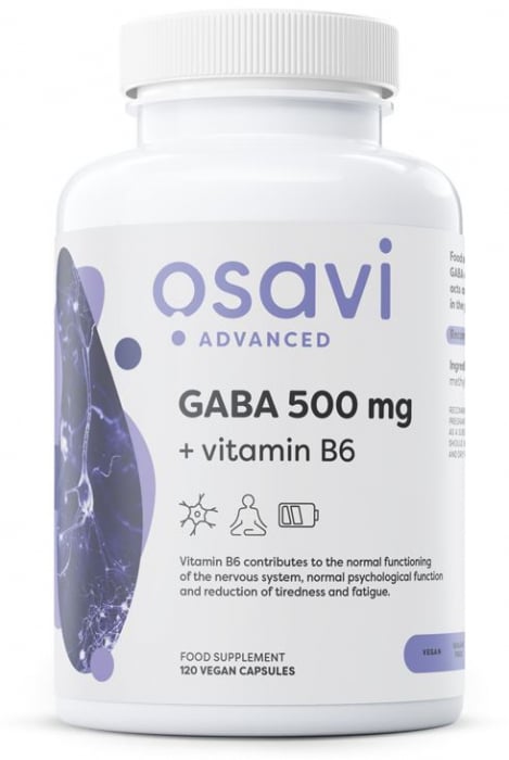 Osavi Gaba 500 mg + Vitamin B6 120 vcaps