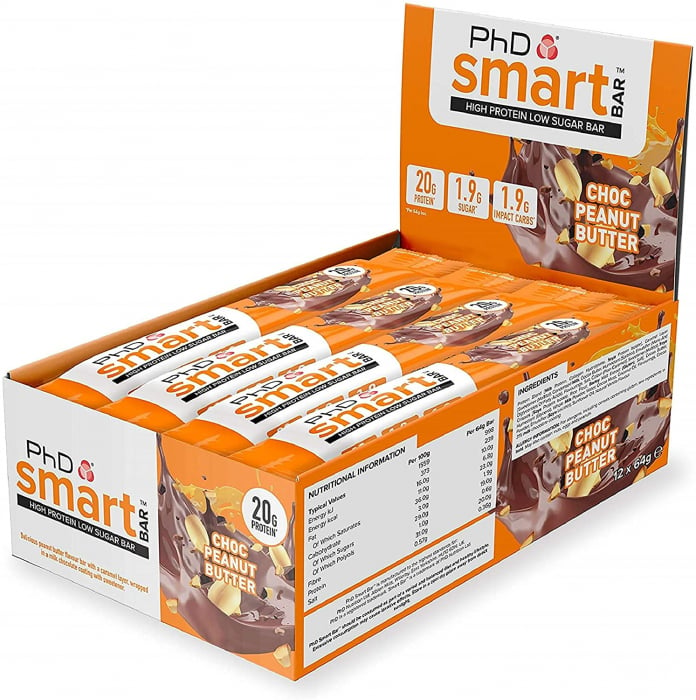 PHD Nutrition Smart Bars 12x64 gr