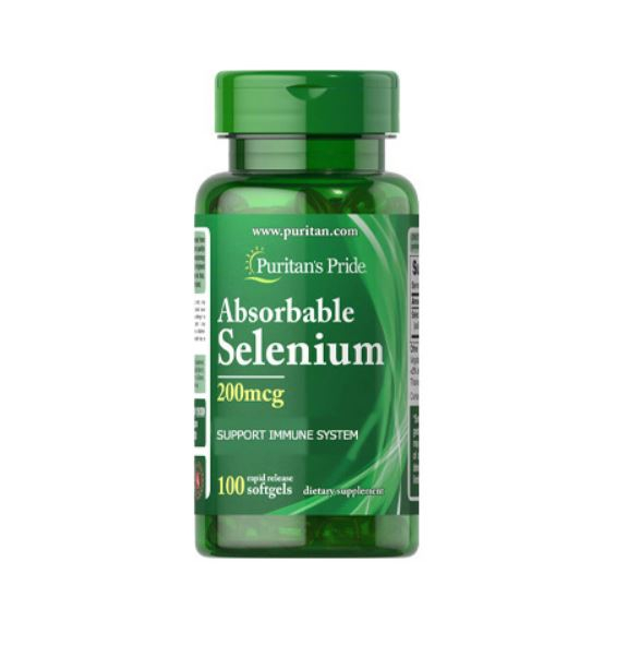 Puritan s Pride Absorbable Selenium 200 mcg 100 softgels