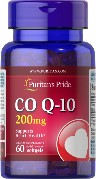 Puritan s Pride CO Q-10 200 mg 60 softgels