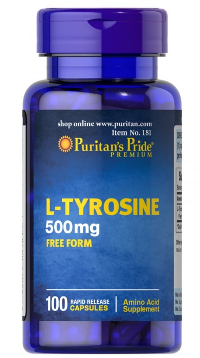 Puritan S Pride L-tyrosine 500 Mg 100 Caps
