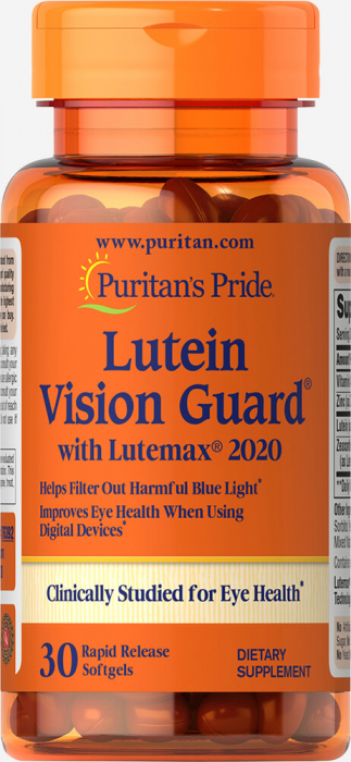 Puritan S Pride Lutein Vision Guard 30 Softgels