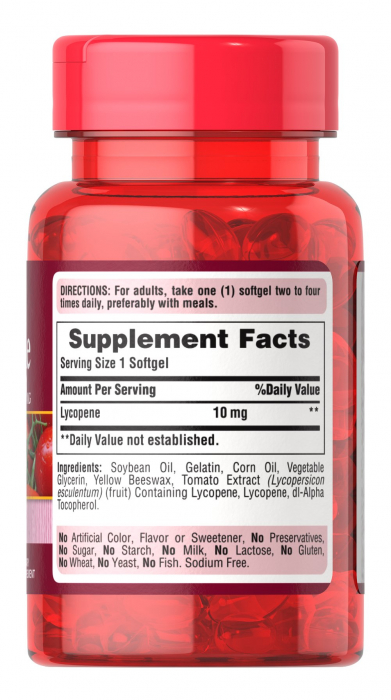 Puritan`s Pride Lycopene 10 mg 100 softgels [2]