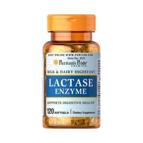 Puritan S Pride Lactase Enzyme 125 Mg 120 Softgel