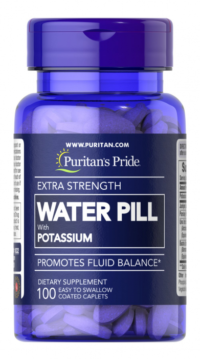 Puritan S Pride Water Pill With Potassium 100 Caplets