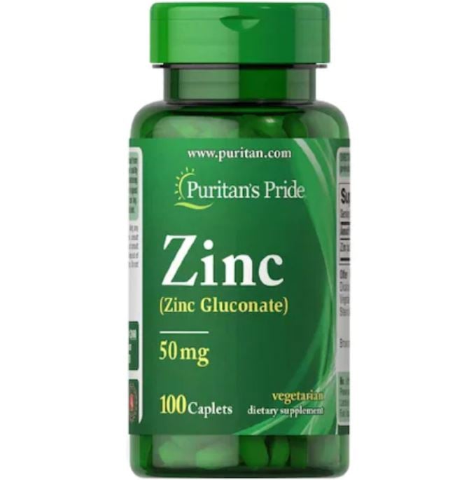 Puritan s Pride Zinc Gluconate 50 mg 100 caplets