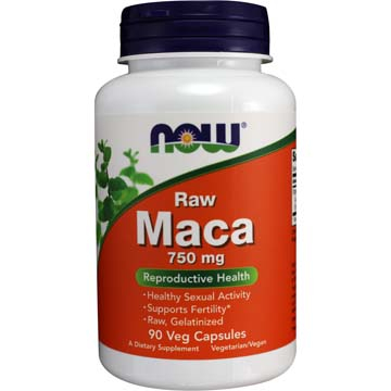 Now Maca Raw 750 Mg 90 Vcaps