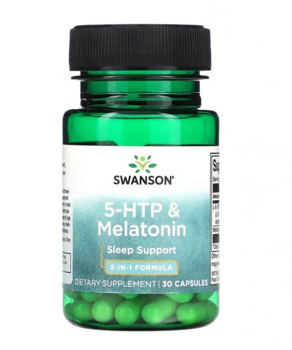 Swanson 5-HTP Melatonin 30 caps