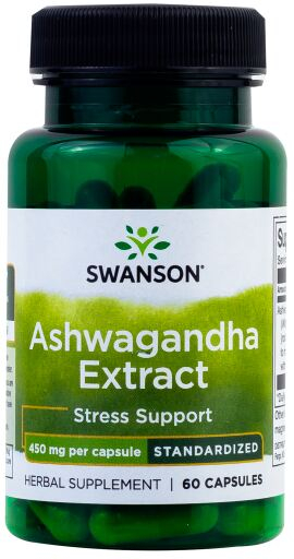 Swanson Ashwagandha Extract 450mg 60 caps