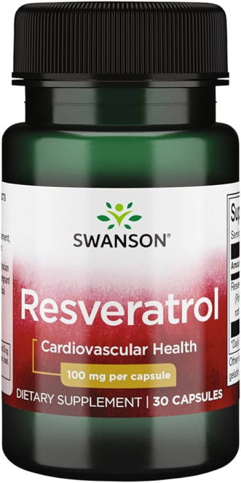 Swanson Resveratrol 100 Mg 30 Caps