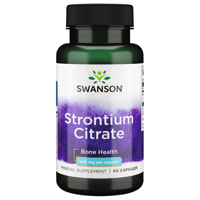 Swanson Strontium Citrate 60 Caps