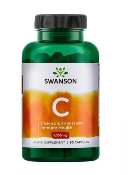 Swanson Vitamin C with Rose Hips Extract 1000 mg 90 caps