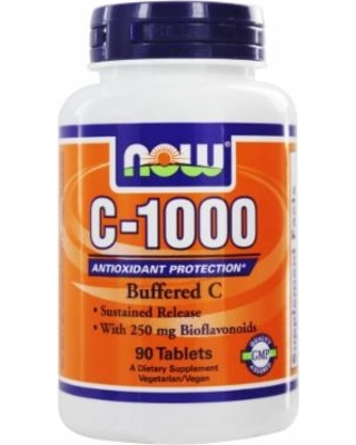 Now C-1000 Complex Buffered With Bioflavonoids 250 Mg 90 Tab
