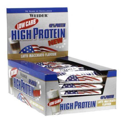 Weider 40% Low Carb High Protein Bar 50 Gr 24 Bc