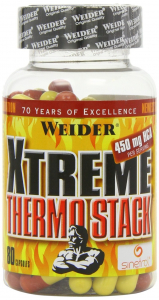 Arzătoare de grăsimi - Weider Xtreme Thermo Stack 80 caps
