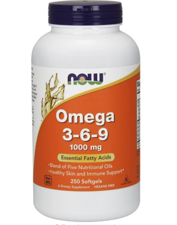 Now Omega 3-6-9 1000 mg 250 softgels