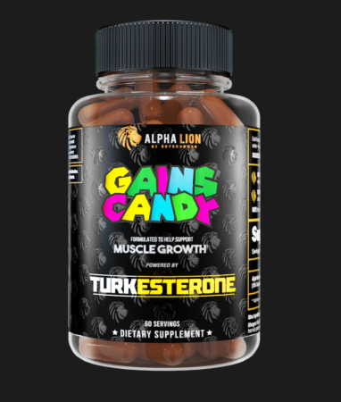 Energizanți / Performanță - Alpha Lion GAINS CANDY Turkesterone 60 caps