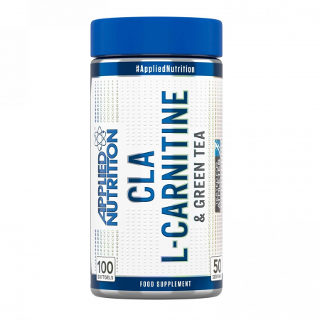 Slăbire & Tonifiere - Applied Nutrition CLA L-Carnitine & Green Tea 100 softgels