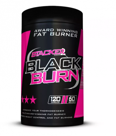 Slăbire & Tonifiere - Stacker Black Burn 120 caps