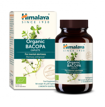 Imunitate / Anti-stres / Neurotransmițători - Himalaya Organic Bacopa 60 caplets