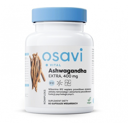 Suport Testosteron - Osavi Ashwagandha Extra 400 mg 60 vcaps