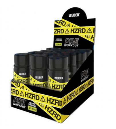 Pre-workout - Weider HZRD Pre Workout Shot 12x60 ml