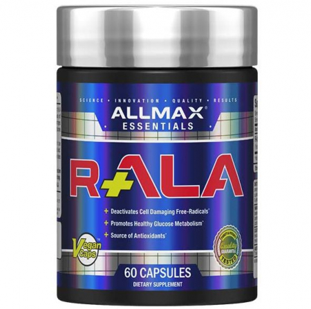 Antioxidanți / Acid alfa lipoic - AllMax R+ALA 60 caps