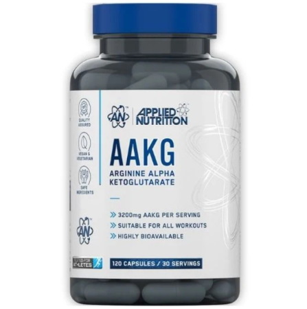 Beta-Alanină / Citrulină / Arginină - Applied Nutrition AAKG 120 caps