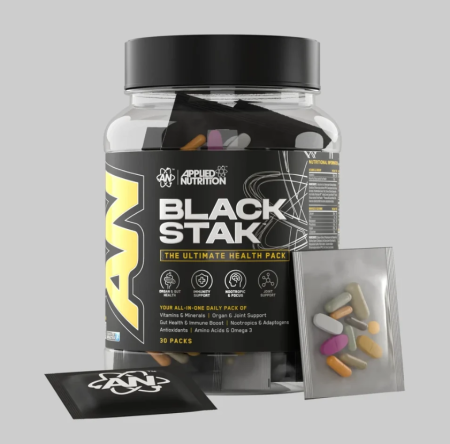 Antioxidanți / Acid alfa lipoic - Applied Nutrition Black Stak 30 packs
