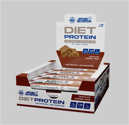 Batoane & Snacks - Applied Nutrition Diet Protein Bar 12 x 45g