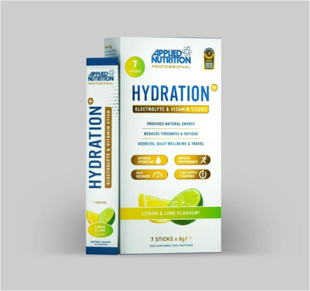 Post Workout / Recuperare - Applied Nutrition Hydration + Electrolyte & Vitamin Powder Stick Packs 7 x 8 g