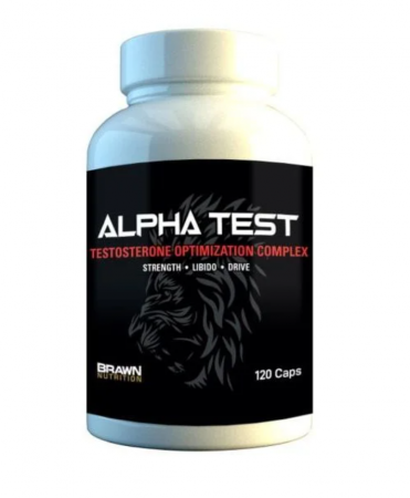 Boostere naturale - Brawn Nutrition Alpha Test 120 caps