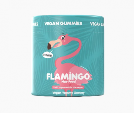 Noble Health Flamingo Hair Food 60 Vegan Yummy Gummy
