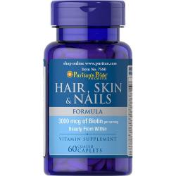 Minerale - Puritan`s Pride Hair Skin & Nails 30 softgels